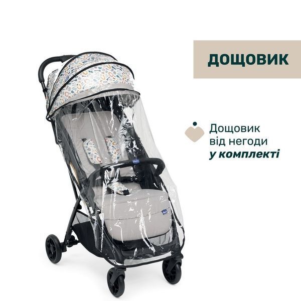 Прогулянковий візочок Chicco Glee Stroler світло-кольорова 0-22 фото